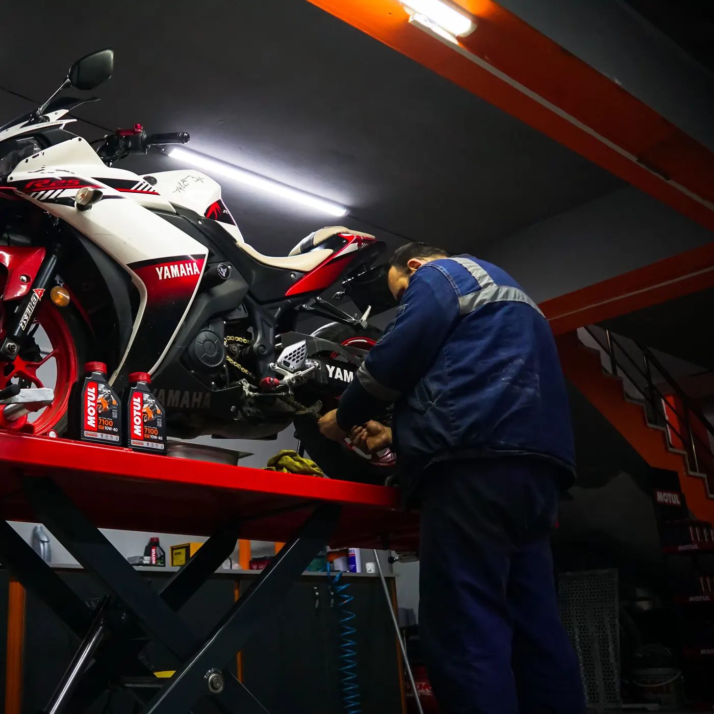Workshop team at work